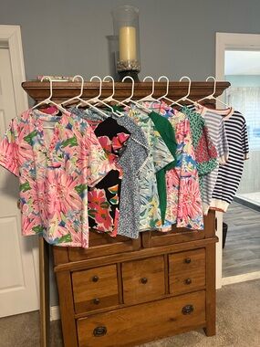 Lot of 9 SHEIN Women’s Blouses Size Large – Like New, Some NWOT